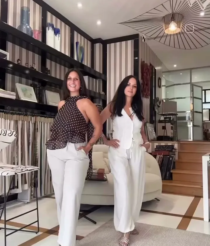 Carolina Tavares e Dília Jardim no atelier Traço Elementar